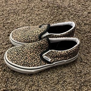 Vans Cheetah shoes- excellent condition- Size 13.5 youth